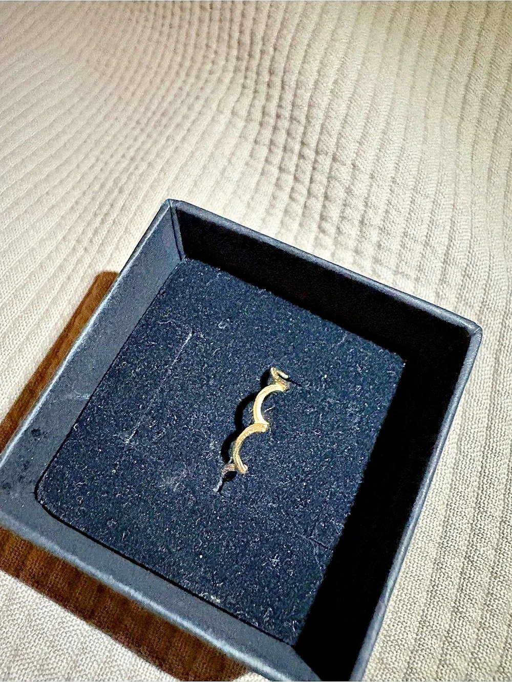 Catbird x Laufey Theater Curtain Ring 14k Yellow Gold Size NWT